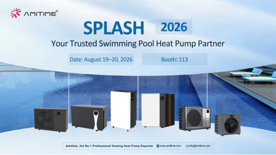 AMITIME Pool Heat Pump Solutions to Debut at Australia's SPLASH! 2026 