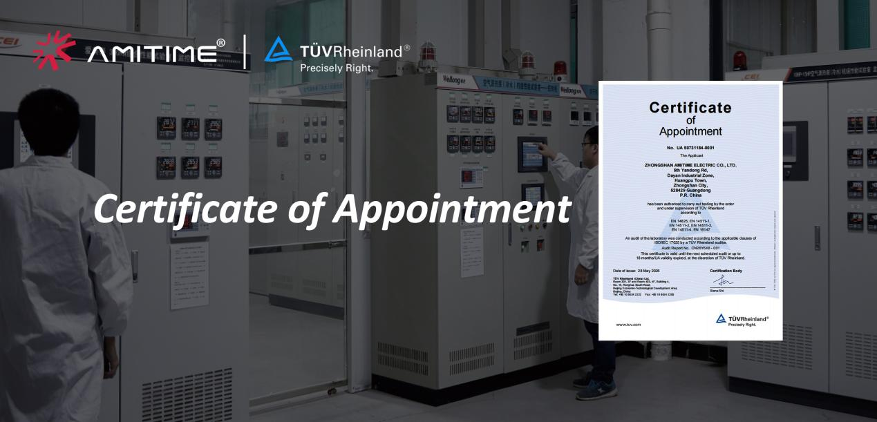 AMITIME Renews TÜV Rheinland Laboratory Appointment to Support Faster Heat Pump OEM Certification 