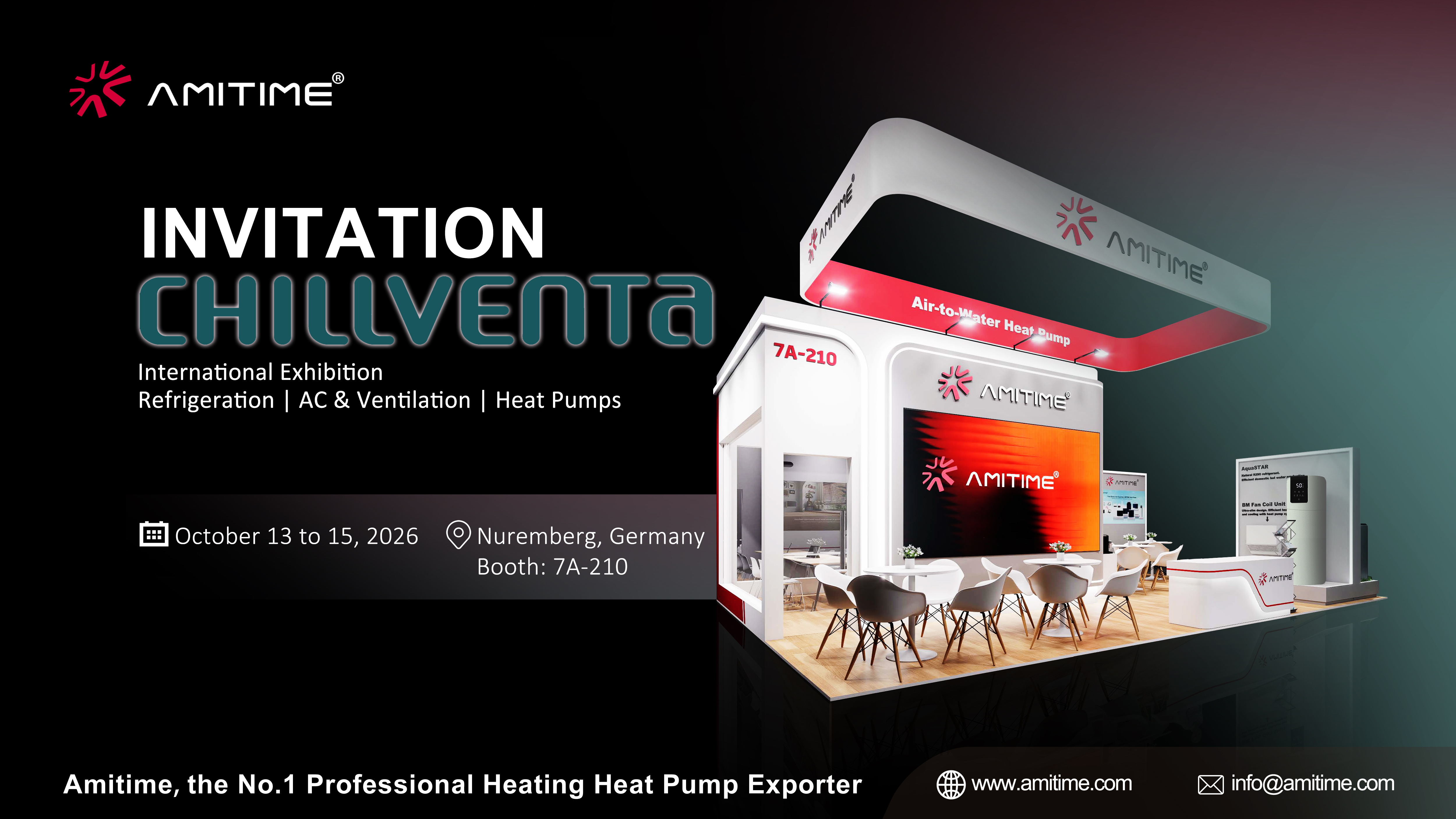 AMITIME at Chillventa 2026 | Welcome to Visit Us 